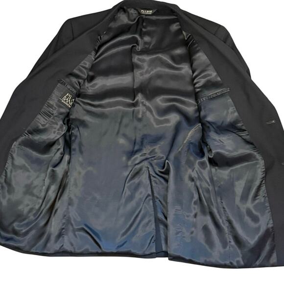 Jos. A. Bank 40R Wool Sport Coat Black Blazer Classic Fit Suit Jacket - Picture 5 of 11